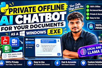 build a private offline ai chatbot for documents as a windows exe