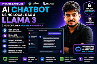 develop a private offline ai chatbot using local rag and llama 3