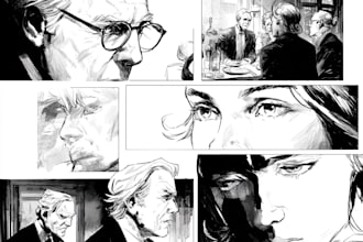 draw comic book illustration graphic novel comic strip comic artist colorist