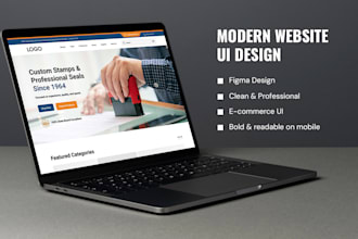 modern website UI design