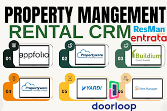 setup appfolio buildium propertyware yardi rent manager resman entrata doorloop