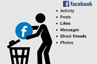 delete your facebook posts, friends and activities