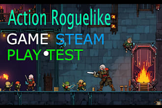 play test your indie action roguelike game for you