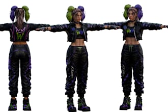 do 3d character rigging in blender and unity