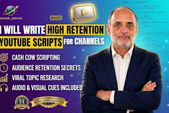 write high retention youtube scripts for faceless channels