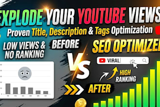 do youtube video SEO, title, and description optimization