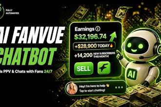 build a fanvue ai chat bot that sells ppv and chats automatically