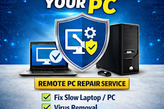 fix your PC and laptop issues remotely