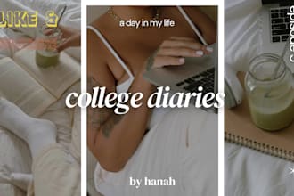 design asthetic notebook covers and thumbnails