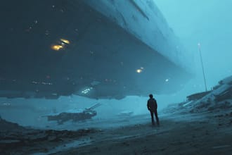 draw any scifi, dystopian, cyber or diesel punk concept