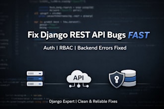 fix django rest API bugs, auth issues, and backend errors
