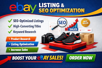 ebay listing product listing SEO optimization ebay lister