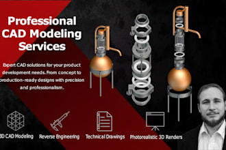 create 3d cad models and photorealistic 3d renders