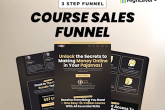 create go highlevel landing page, ghl marketing automation