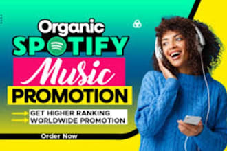 do spotify music promotion to reach organic active listeners