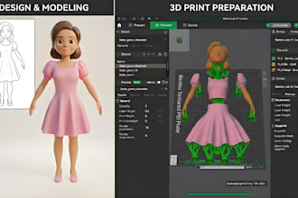 create 3d model slice and paint stl to 3ml multicolor bambu lab 3d print ready