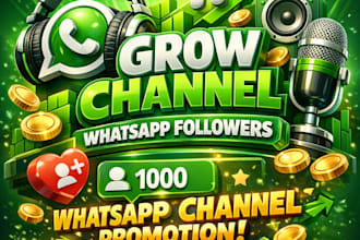 do whatsapp channel promotion grow channel whatsapp followers