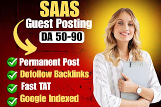 publish saas guest post backlink on high da site