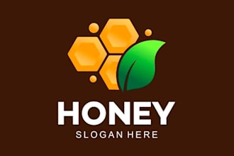 create best quality new honey company logo
