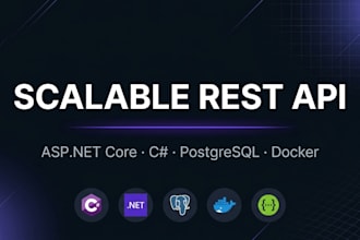 develop a scalable rest API with asp net core and postgresql