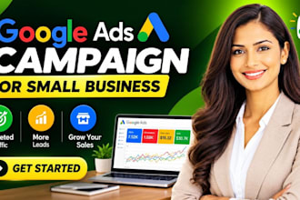 setup google ads campaign for small business lead generation and sales