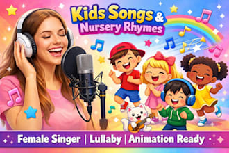 compose and record fun nursery rhymes kids songs and lullaby music