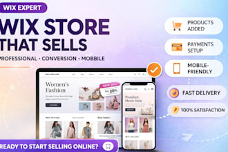 build your wix ecommerce store