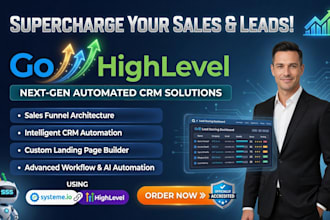 build gohighlevel CRM, build sales funnels, and design your ghl website expert