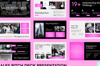 create sales pitch presentation, marketing slides for business growth, pptx