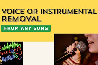 remove vocals or instruments from any song