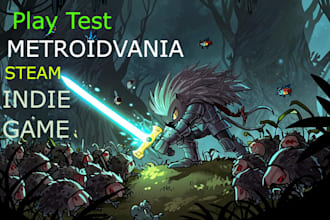 playtest your metroidvania steam video game demo,completed