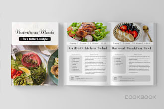 design your cookbook, recipe book, and ebook