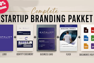 complete startup branding package