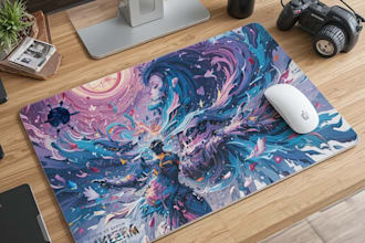 provide custom mouse pad design or desk mat design services