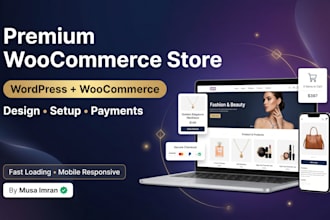 build a professional woocommerce online store