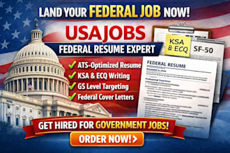 write usajobs federal resume, ksa, ecq, federal cover letter, engineering resume