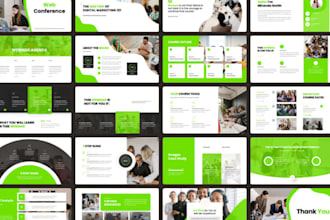 design webinar slides, course presentation, training slides for coaching online