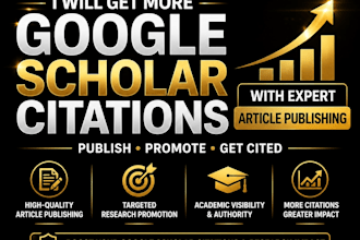 get more google scholar citations with expert article publishing