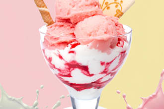 design professional food ads and social media posts for your business