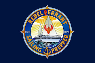 design modern marine, boat, yacht, shipping brand logo  t shirt design