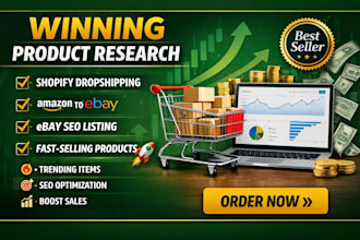 shopify winning product research for fast sales