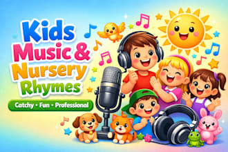 produce educational and fun kids music nursery rhymes and children songs