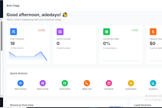 build a modern saas dashboard or web application with react and backend