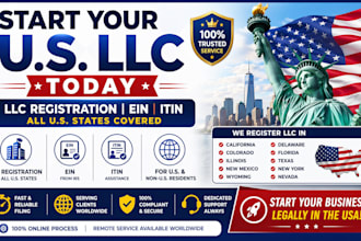 llc registraition in california state colorado llc illinois new mexico ein, itin