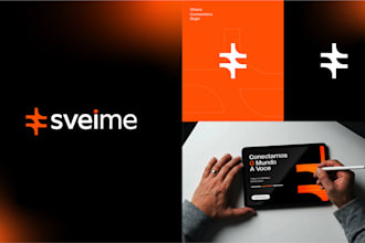 do modern brand logo design for your business