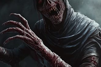 fantasy horror and fantasy horror character