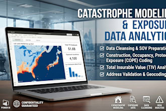 clean, standardize and prepare insurance exposure data for catastrophe modeling