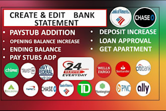 bank statement bank statement editable format as you need