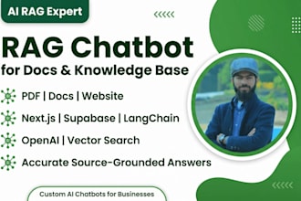 build custom ai rag chatbot for your docs and knowledge base
