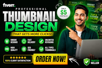 design attractive and viral youtube thumbnails